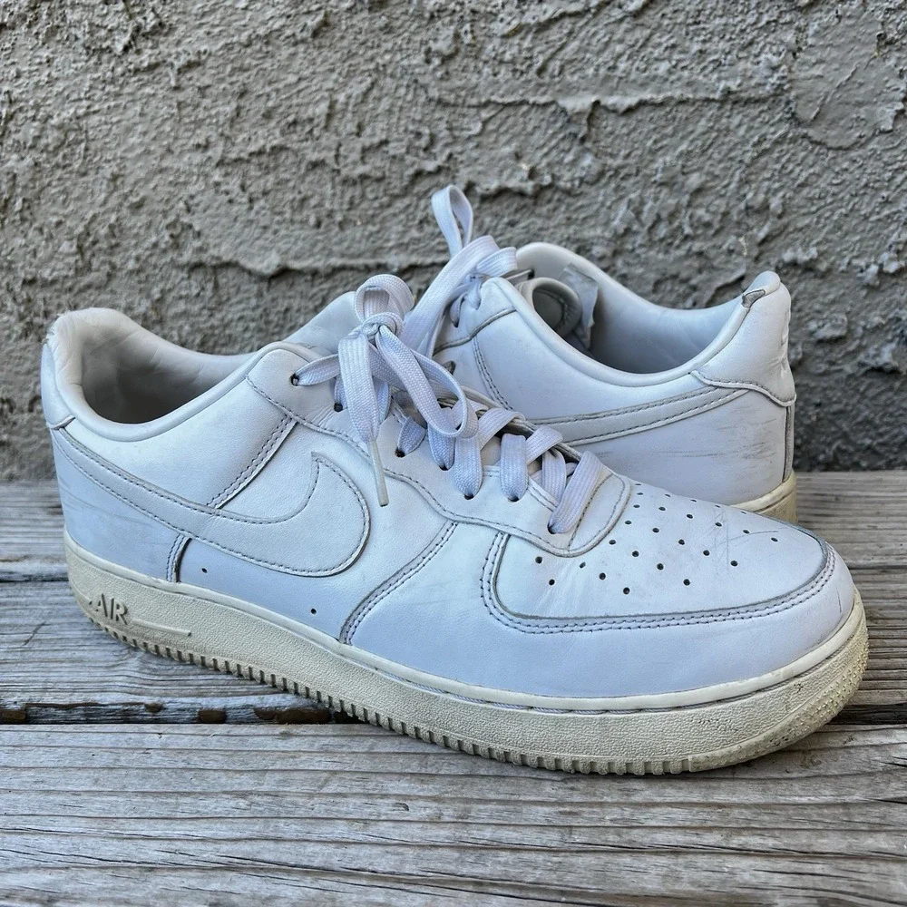 Nike Shoes Men Size 11.5 Air Force 1 '07 Fresh White DM0211-100 Casual